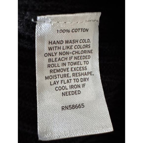 NEW TREASURE & BOND NORDSTROM Black Oversized Pullover Sweater Size XL - Picture 3 of 4